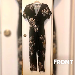 Zara floral print jumpsuit▪️▫️🔸